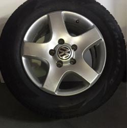 Velgen Volkswagen licht metaal zomer set 17inch